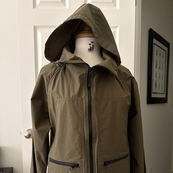 GAP Khaki Green Windbreaker Size S Tall - Picture 1 of 8